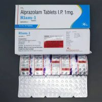 Rlam (Alprazolam) 1mg by Aran Pharma India x 360 Blistered Tablets (Shipped USA To USA)